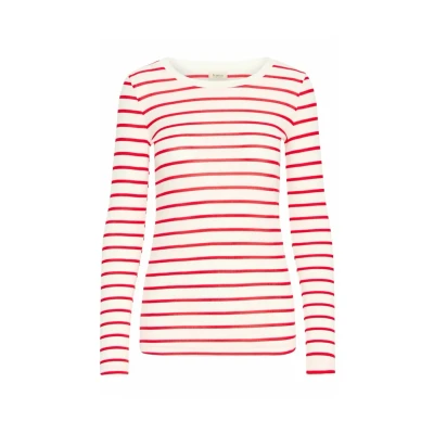 Abbildung von Fransa Langarmshirt, Damen, Größe: Large, Poinsettia mix