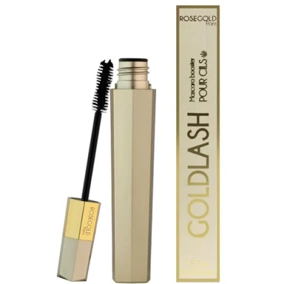 Abbildung von ROSEGOLD GOLDLASH Wimpern Booster Mascara verdichtet und verlängert. Verbessert das Wachstum die 99% natürlich In Frankreich hergestellt Hormonfrei Parfümfrei Vegan (1 Monat)