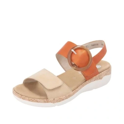 Abbildung von Remonte Riemchen Plateausandalette, Damen, Größe: 38, Beige Schuhe