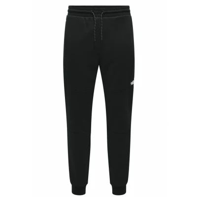Abbildung von Only &amp; Sons Jogging Normal Geschnitten Jogginghose, Herren, Größe: Medium, Schwarz