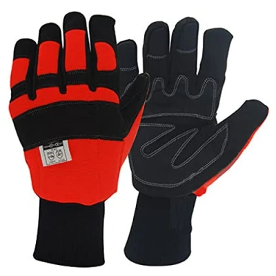 Abbildung von Ozaki Kettensäge Handschuhe Winterhandschuhe speziell für Trennarbeiten Schutz der linken Hand Größe 11/XL