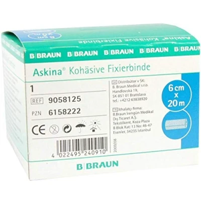 Abbildung von Askina Fixierbinde 20mx6cm kohäsiv