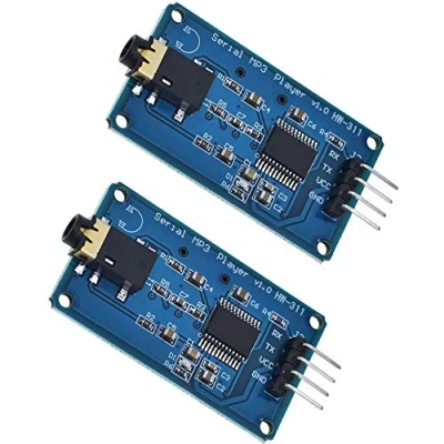 Abbildung von ZkeeShop 2Pcs YX5300 UART Control Serial MP3 Music Player Module Compatible for Arduino/AVR/PIC/ARM