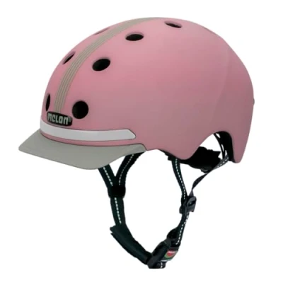 Abbildung von Melon Fahrradhelm E Series Lotus mit Vorder und Rücklicht, super leicht, Magnetverschluss, größenverstellbar, mehr als 50 Designs