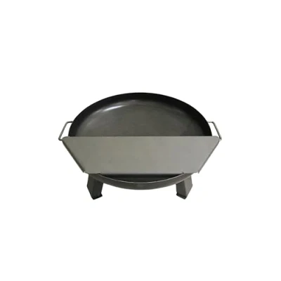 Abbildung von SOUK ONE Feuerplatte Plancha Platte aus Stahl 4mm, Grillplatte passend für Feuertonne 100 cm (Lieferung ohne Feuerschale)