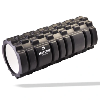 Abbildung von Faszienrolle Massagerolle Foam Roller 33 cm 3 in 1 Schwarz