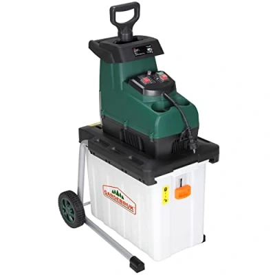 Abbildung von Gardebruk Häcksler, Leisehäcksler 3100 W max. 45 mm Aststärke Elektrisch 60L Auffangbox