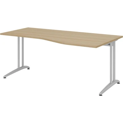 Abbildung von HAMMERBACHER Schreibtisch VBS18/E/S eiche