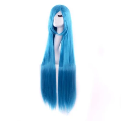 Abbildung von MapofBeauty 40&quot; Anime Kostüm lange gerade Cosplay Perücke Partei (Azurblau)