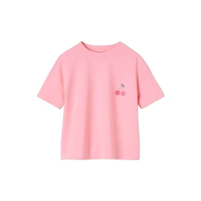 Abbildung von Vertbaudet Tshirt print für Kinder, Größe: 146/152, Bonbon rosa