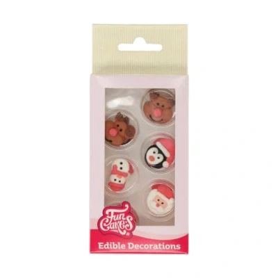 Abbildung von FunCakes Zuckerdekorationen Weihnachten Set/12