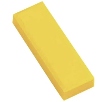 Abbildung von MAUL Facetterand Magnete (20 Stück) MAULpro 53 x 18x 10 mm Mini aus Kunststoff Starke für Whiteboard und Magnettafel ideal Büro, Homeoffice Werkstatt Gelb