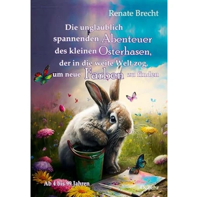 Abbildung von die unglaublichen Abenteuer des kleinen Osterhasen, der in weite Welt zog, um neue Farben zu finden Kinderbuch ab 4 Jahren