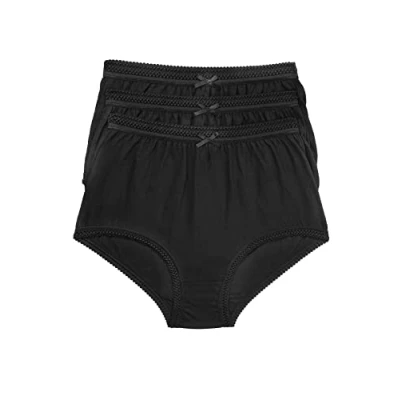 Abbildung von Marlon Damen Evelyn Slip, Schwarz, 16 18 (3er Pack)