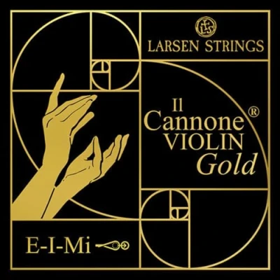 Abbildung von Larsen Violin Saiten Il CANNONE Gold E Soloist Karbonstahl