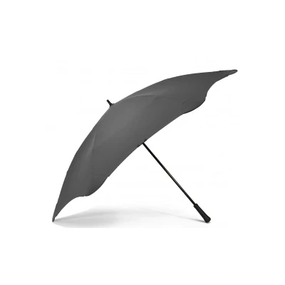 Abbildung von Blunt Executive Stockschirm Regenschirm grau groß &amp; sturmfest für 2 Personen 138 cm Ø Innovatives patentiertes Design getestet im Windkanal