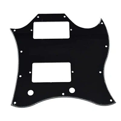 Abbildung von Dopro American Standard SG Gitarre Full Face Pickguard für USA Special Guitar schwarz 3 lagig