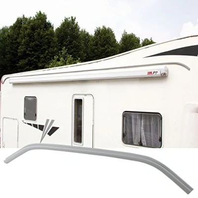 Abbildung von Fiamma Wohnwagen Wohnmobil Regenrinne Drip Stop, Polyvinylchlorid, 300 cm, Grau