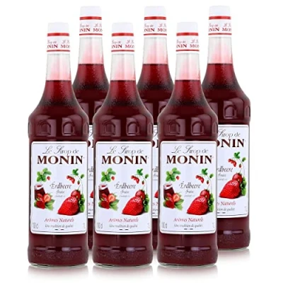 Abbildung von Monin Sirup Erdbeer, 1,0L, 6er Pack