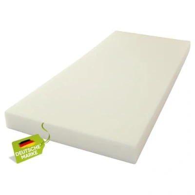 Abbildung von homesti Polsterauflage zuschneidbares Polster 40 x 6 cm Schaumstoffplatte Sitzkissen, lässt sich problemlos zuschneiden (Cuttermesser, Tepichmesser)