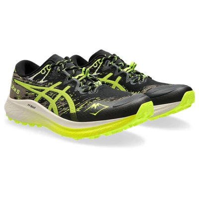 Abbildung von Asics FUJI LITE 5 Laufschuh Trail, Herren, Größe: 42, Black/safety yellow Schuhe