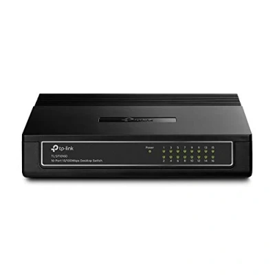Abbildung von tp link TL SF1016D 16 Port 10/100MBit Desktop Switch Netzwerk