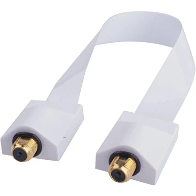Abbildung von DUR line FD Slim Weiss Fensterdurchführung SAT Kabel