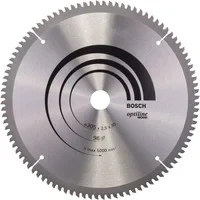 Abbildung von Bosch 1x PRO Wood Kreissägeblatt für Netz Kapp‑ und Gehrungssägen (für Weichholz, Hartholz, Ø mm, Professional Zubehör Kapp Gehrungskreissäge)