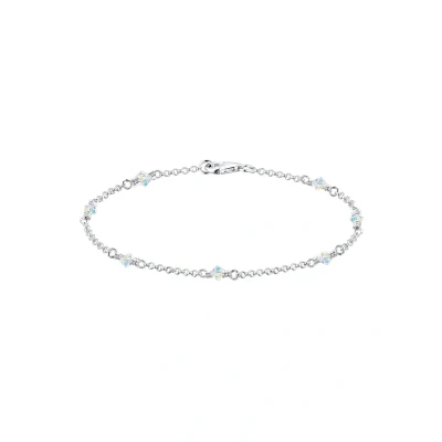 Abbildung von Elli Armband Damen Filigran Elegant mit Kristallen in 925 Sterling Silber