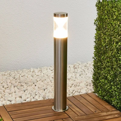 Abbildung von Lindby LED Wegeleuchte Fabrizio, Höhe 56 cm, Edelstahl