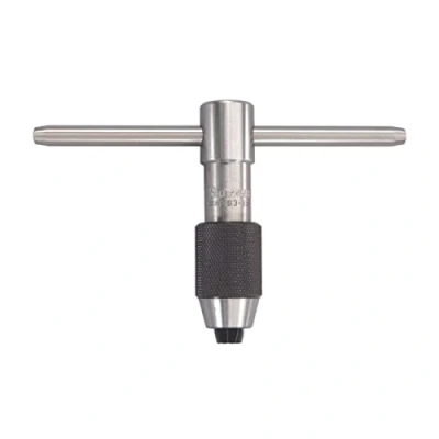 Abbildung von Starrett 93B T Griff Gewindebohrer, 7/32&quot; 7/16&quot; Gewindebohrergröße, 5/32&quot; 1/4&quot; Vierkantschaftdurchmesser, 2 1/2&quot; Körperlänge