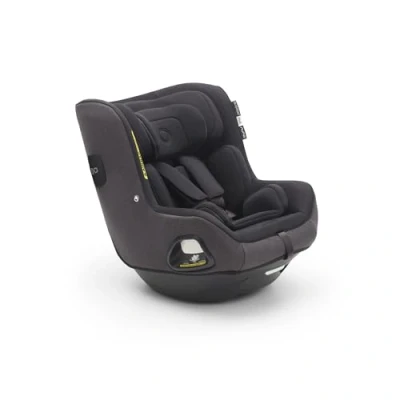Abbildung von Bugaboo Owl by Nuna Isofix Kindersitz von der Geburt bis 4 Jahre, 0 18 kg. 360 Grad drehbar, Gruppe 0+/1, ultimativer Komfort und Sicherheit, verstärkte Schale seitlicher Aufprallschutz, Black