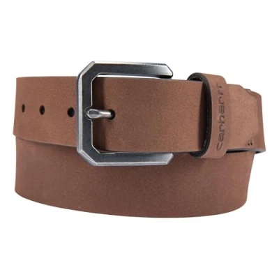 Abbildung von Carhartt Herren Standard Casual Rugged Gürtel, erhältlich in verschiedenen Stilen, Farben und Größen, Sattelleder (Schwarz), 42