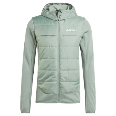 Abbildung von Adidas Terrex Multi Hybrid Insulated Trainingsjacke, Herren, Größe: Small, Silver green