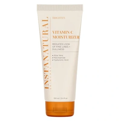 Abbildung von InstaNatural Feuchtigkeitscreme Vitamin C Anti Aging &amp; Falten Lotion für Männer Frauen mit Hyaluronsäure Bio Jojobaöl Feuchtigkeitsspendend trockene, empfindliche fettige Haut