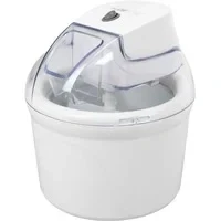 Abbildung von Clatronic Eismaschine bis zu 1500 ml Sorbet, Eiscreme, Frozen Joghurt Zubereitungszeit: 20 40 Minuten Inkl. Rezeptvorschläge Nachfüllöffnung Speiseeisbereiter mit Kältespeicher ICM 3764