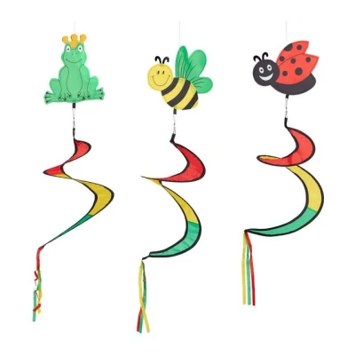 Abbildung von relaxdays Windspiel Spirale &quot;Tiermotive&quot; 3er Set