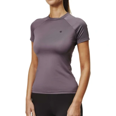 Abbildung von Equestrian stockholm FW25 Dark Violet Dynamic Base Layer Short SleeveVerkauft von HypoStore