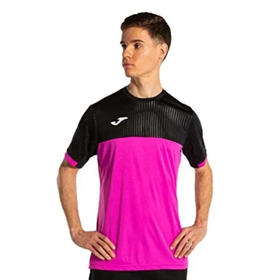 Abbildung von Joma Herren Montreal T Shirt, Neonrosa, Schwarz, XXXL