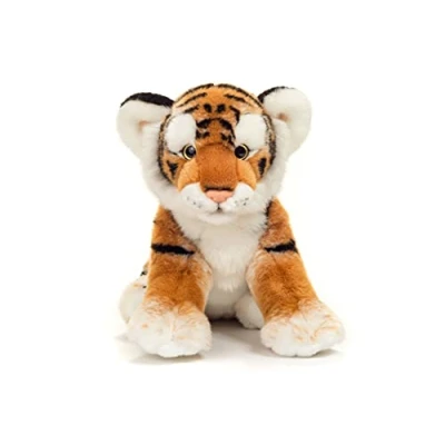 Abbildung von Teddy Hermann® Kuscheltier Tiger braun, 32 cm, zum Teil aus recyceltem Material