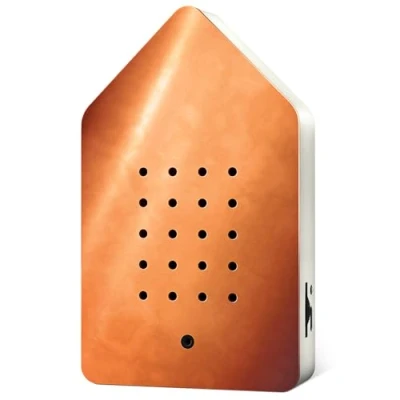 Abbildung von Birdybox Pure Copper reines Kupfer von Zwitscherbox 7,5 x 12,6 2,6cm