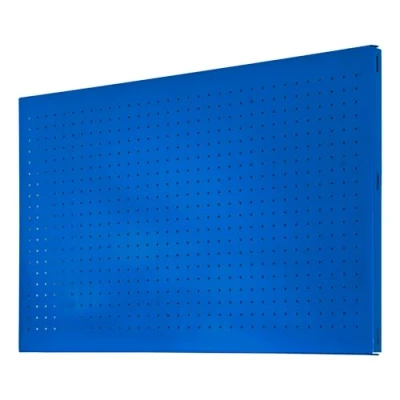 Abbildung von SimonRack Werkzeugwand,90x60x3,5 cm, Metall Lochwand, Halterungen, Montagematerial, Blau