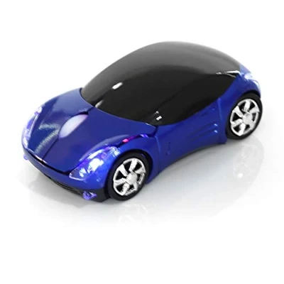 Abbildung von Kabellose Bluetooth Maus, 2,4 GHz, tragbare optische Maus 1600 DPI für Mac/Android/Me/PC Windows/Tablet Gaming Office (Blau)