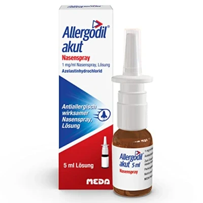Abbildung von Allergodil akut Nasenspray bei Heuschnupfen 5 ml