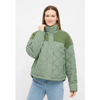Abbildung von Derbe Quiltholm Winterjacke, Damen, Größe: 34, Hedge green