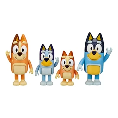 Abbildung von Bluey Figurines 4 Pack