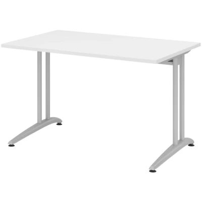 Abbildung von HAMMERBACHER Schreibtisch VBS12/W/S weiß