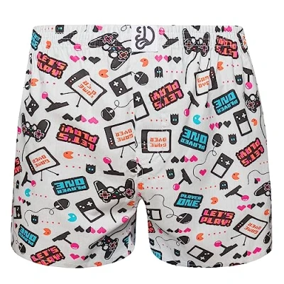 Abbildung von Dedoles Boxershorts Herren &amp; Jungen Unterwäsche Trunks Baumwolle lustige Designs Dinosaurier Hamster Spiele Maulwurf Geschenk, Farbe Blau, Motiv Gamer Boxershorts, Gr. M