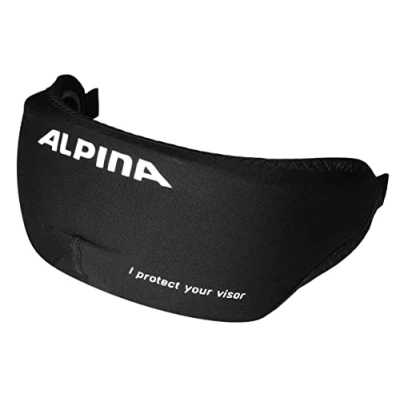 Abbildung von ALPINA VISOR COVER Visier Schutz &amp; Reinigungstuch In Einem, Visierschutz Für alle Visierhelme, black, One Size