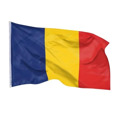 Abbildung von PHENO FLAGS Flagge Rumänien Rumänienfahne 90 x 150 cm, Strapazierfähige Fahne für Fahnenmast, mit 2 Ösen